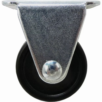 Shepherd Hardware 1-1/2 In. General-Duty Rubber Rigid Plate Caster
