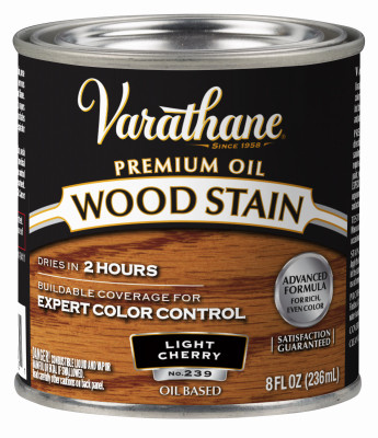 Light Cherry Premium Oil-Based Interior Wood Stain, 1/2-Pt.