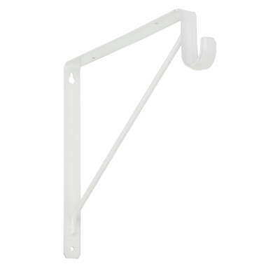 Shelf/Rod Bracket, White