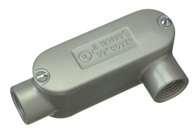 Threaded Oval Conduit Body, Type LL, 1/2-In.