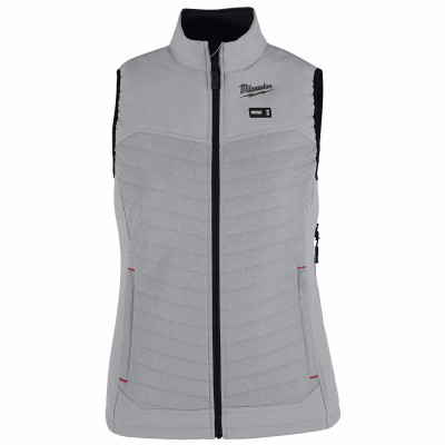 M12 Women's Axis Heated Vest, Poly, With Battery & Charger, Gray, M