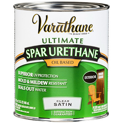 Spar Urethane, Satin, Oil-Based, 1-Qt.