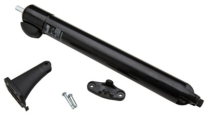 Touch 'N' Hold Storm/Screen Door Closer, Black