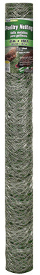 Galvanized Poultry Netting, 2-In. Mesh, 60-In. x 150-Ft.