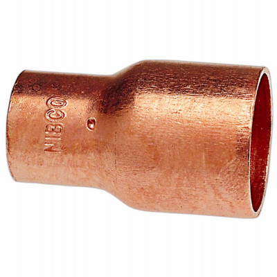 Copper Pipe Reducer Coupling, 2 x 1-1/2 In. CxC