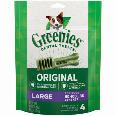 Dental Chew Treats, 4-Ct. Large