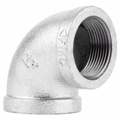 1-1/4 In. Galvanized Pipe 90 Degree Elbow