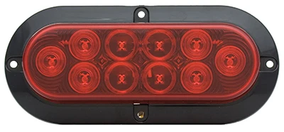 LED Stop, Tail & Turn Light, 6.5 x 2.25 In.