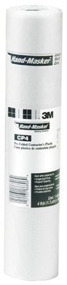 Hand Masker Contractor's Plastic, 4 x 180 Ft.