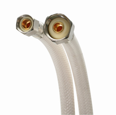 Fluidmaster 3/8 In. Comp. x 1/2 In. FIP x 36 In. L Vinyl Faucet Connector