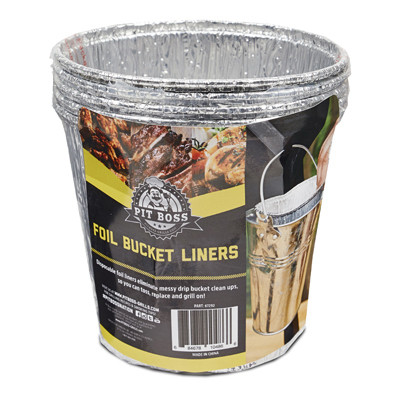 Aluminum Foil Bucket Liner, 6-Pk.