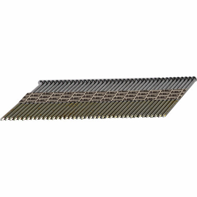 DEWALT Framing Nails, Paper Tape, 30-Degree, Smooth Shank, Galvanized, Off-Set Round Head, 3 1/4-Inch X .131-Inch, 2000-Pack