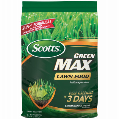 Green Max Lawn Food, 16.9 Lbs., Covers 5,000 Sq. Ft