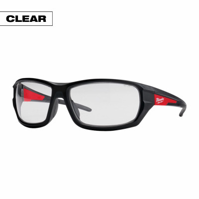 High Performance Safety Glasses, Clear Fog-Free Lenses