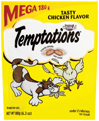 Temptations Cat Treats, Chicken, 6.35 oz.