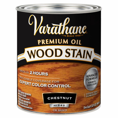 Chestnut Premium Oil-Based Interior Wood Stain, Qt.