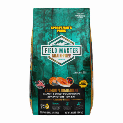 Field Master Grain-Free Dry Dog Food, Salmon & Sweet Potato, 30 Lbs.