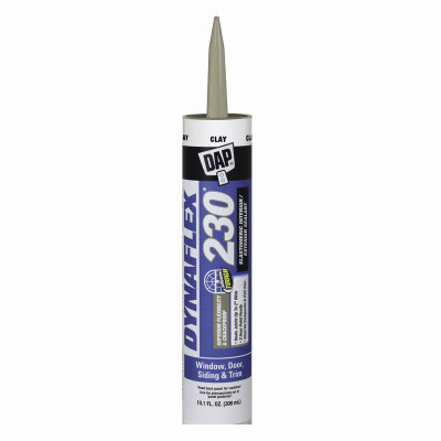 Dynaflex Elastomeric Latex Sealant, Clay, 10.1-oz.