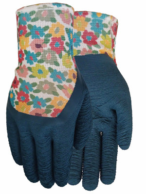EZ Grip Lined Garden Gloves, Textured Rubber Coating, Women's S