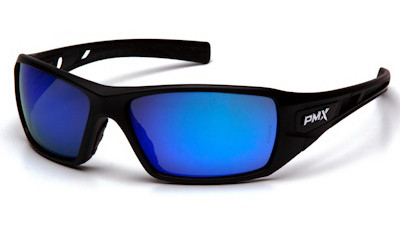 Velar Black Frame Ice Blue Lens Safety Glasses