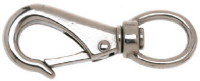 Stainless Steel Rigid Round Eye Quick Snap, 3/4 In.