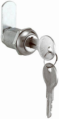 7/8 In. Chrome Finish Drawer/ Cabinet Lock