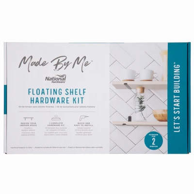 Floating Shelf Hardware Kit (Shelves Not Included)