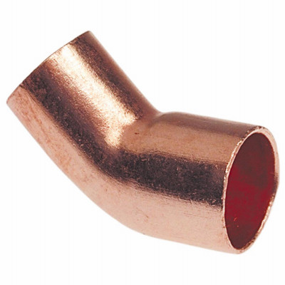 Copper Pipe Elbow, 45 Degrees, 3/4 In. FTGxC