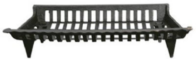 Cast Iron Fireplace Grate, Black, 27 In.