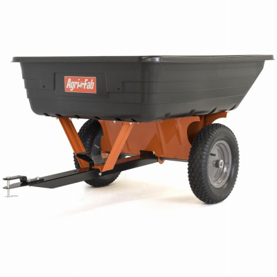 Tow Behind Poly Cart, 10 Cu. Ft.