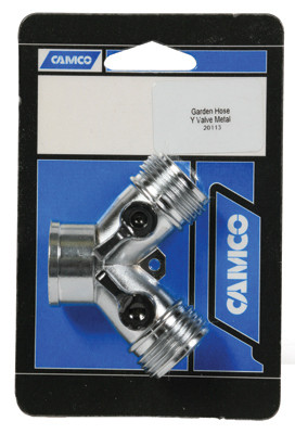 Garden Hose "Y" Metal Shut Off Valve