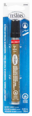Enamel Craft Paint Marker, Gold Metallic, 1/3-oz.