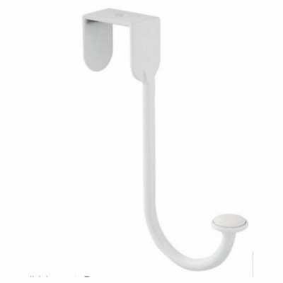 Over Door Hook, Metal, White