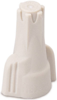 Hexlock Wire Connector, Screw-On, 22-6 AWG, Tan, 100-Pk.