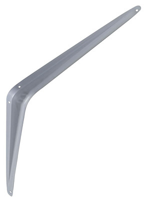 Gray Steel Shelf Bracket, 12 x 14 In.