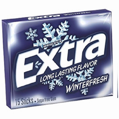 Extra Winterfresh Gum, 15 Pc. (10 pieces)
