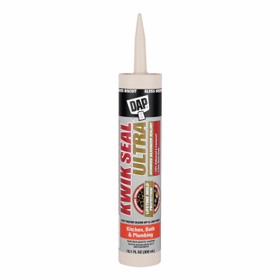 Kwik Seal Ultra Premium Silicone Kitchen & Bath Sealant, Bisque, 10.1-oz.