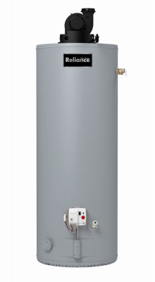 Power Vent Water Heater, LP Gas, 40 Gallons