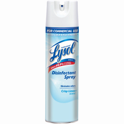 Professional Disinfectant Spray, Crisp Linen, 19 oz. Spray