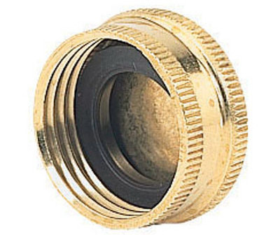 Brass Hose Cap, 2-Pk.