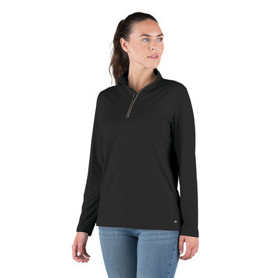 XL BLK WM UPF1/4 Shirt