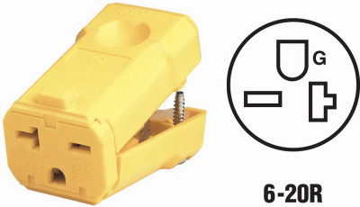 20A GRND CORD CONNECTOR