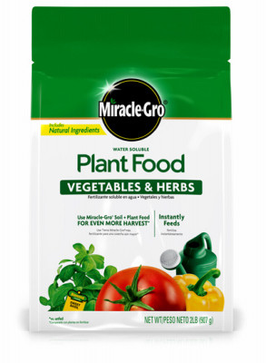 Water Soluble Plant Food Vegetables and Herbs, 2 Lbs.