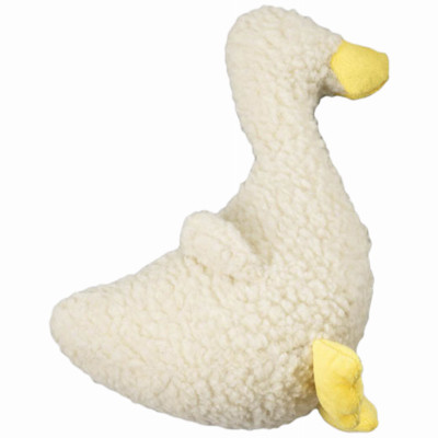 Fleece Duck Squeaky Dog Toy, 13 In.