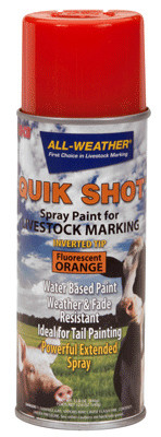 Livestock Marker Spray Paint, Orange, 16-oz. Aerosol