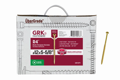 GRK R4 #12/14 x 5-5/8" Screws 600-Ct.