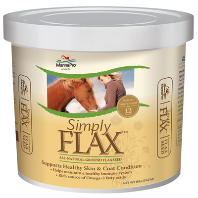 Simply Flax Ground Flaxseed For Horses, 8-Lbs.