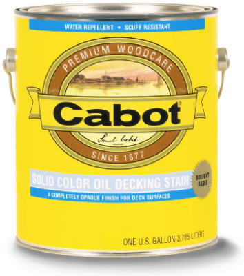 Solid-Color Oil Deck Stain, Neutral Base, 1-Gallon (4 pieces)