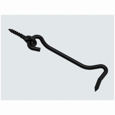 Hook & Eye Gate Latch, Black