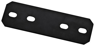 Mending Brace, Black Coated Steel, 9-1/2 In.